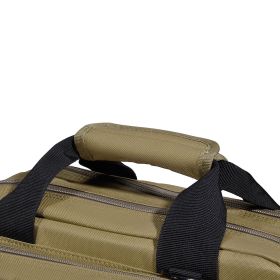 Range Bag for 2 Pistols, Tactical Gun Bag with 2 Built-in Removable Pistol Bags & 6 Detachable Magazines, Gun Range Bag for Outdoor Hunting Shooting