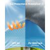 Camping Shower Tent, 1 Room, Portable Privacy Tent Changing Room with Ground Stakes, Ropes, Carry Bag, and Steel Poles
