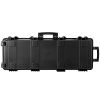 Rifle Case, Rifle Hard Case with 3 Layers Fully-protective Foams, 42 inch lockable Hard Gun Case with Wheels, IP67 Waterproof & Crushproof