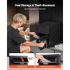 1.2 Cubic Feet Drop Safe, Large Capacity Front Drop Slot Safe Box with Digital Keypad, Heavy Duty 2 Tiers Cash Depository Box with Spare Keys for Cash