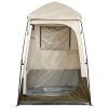 Camping Shower Tent, 1 Room, Foldable Privacy Tent Changing Room with Ground Stakes, Ropes, Carry Bag, and Crossbar