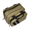 Range Bag for 2 Pistols, Tactical Gun Bag with 2 Built-in Removable Pistol Bags & 6 Detachable Magazines, Gun Range Bag for Outdoor Hunting Shooting