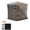 Hunting Blind, 4-5 Person See Through Ground Blinds with Carrying Bag, 270 Degree Portable Camouflage Tent