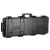 Rifle Case, Rifle Hard Case with 3 Layers Fully-protective Foams, 42 inch lockable Hard Gun Case with Wheels, IP67 Waterproof & Crushproof