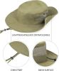 Oversize UV Fishing Sun Hat for Big Heads  Quick Dry Boonie Hats,Large Cooling Safari Hats with Strap